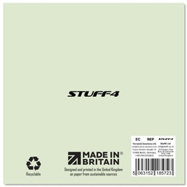 Exams Good Luck Cards - Four-Leaf Clover - School Cards, Good Luck Gifts Primary High School, 5.7 x 5.7 Inch Charm Greeting Cards for Student Friends Family