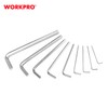 WORKPRO WP222004 9-Piece Hex Key Set 0.06-0.4 inches (1.5-10 mm)