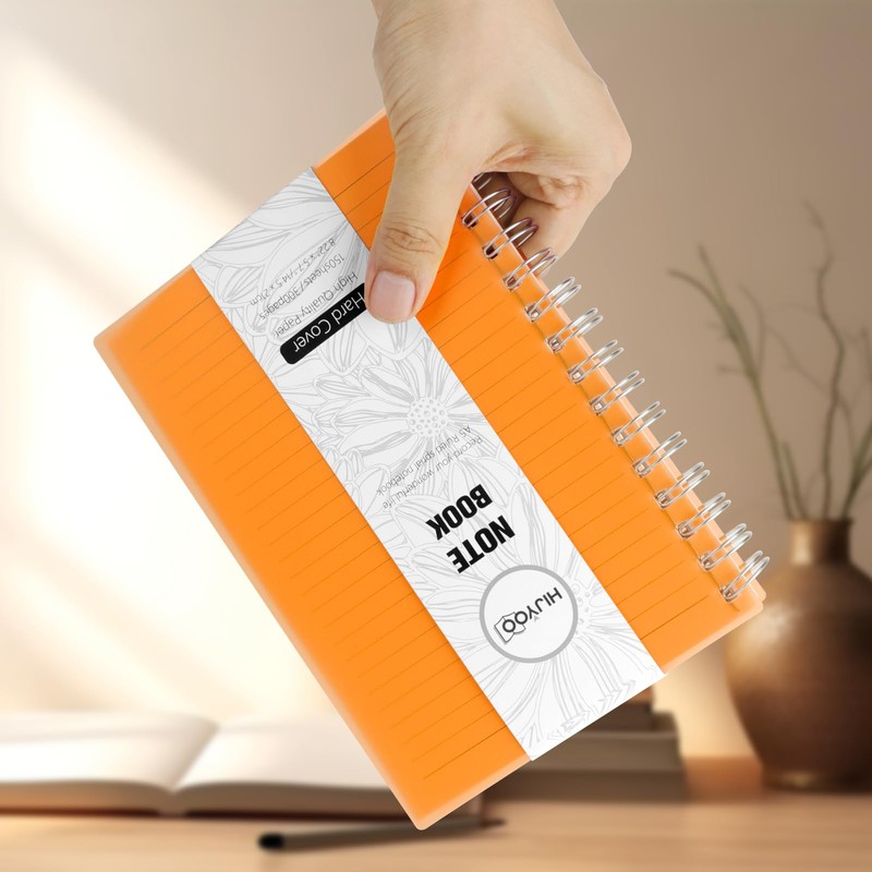 HIJYOO Notebook A5, 300 pages/150 sheets Wirebound Spiral Notebooks, A5