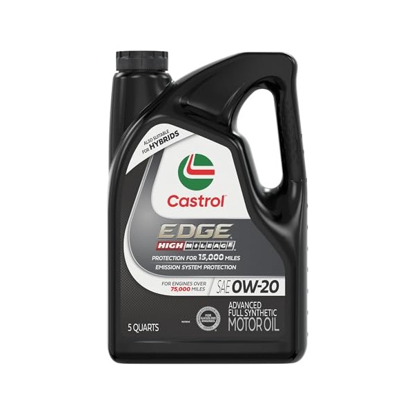 Castrol Castrol Edge High Mileage 0W-20 Advanced Full Synthetic Motor