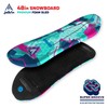 Artikfun Premium Foam Snowboard Sled, Tow Rope and Handle, Sized