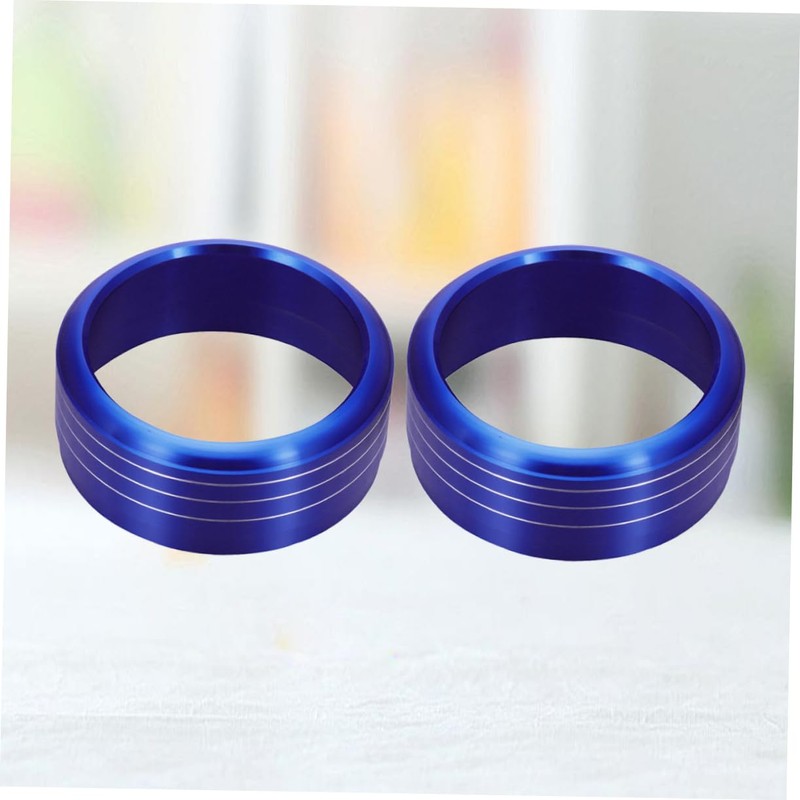 Mikinona 2Pcs Air Condition Knob Ring Covers for Impreza Crosstrek