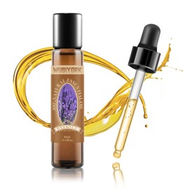wusiyork Lavender Essential Oil 10ML - 100% Pure and Natural Therapeutic Grade Oils for Aromatherapy Diffuser - 0.34 Fl Oz/Lavender