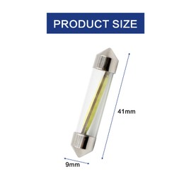 4Pcs RV Refrigerator Light Bulbs, DC12V Replacement RV Fridge Bulb LED Interior Lights Low Power Camper Light Bulbs for Fridge Motorhome, 41mm