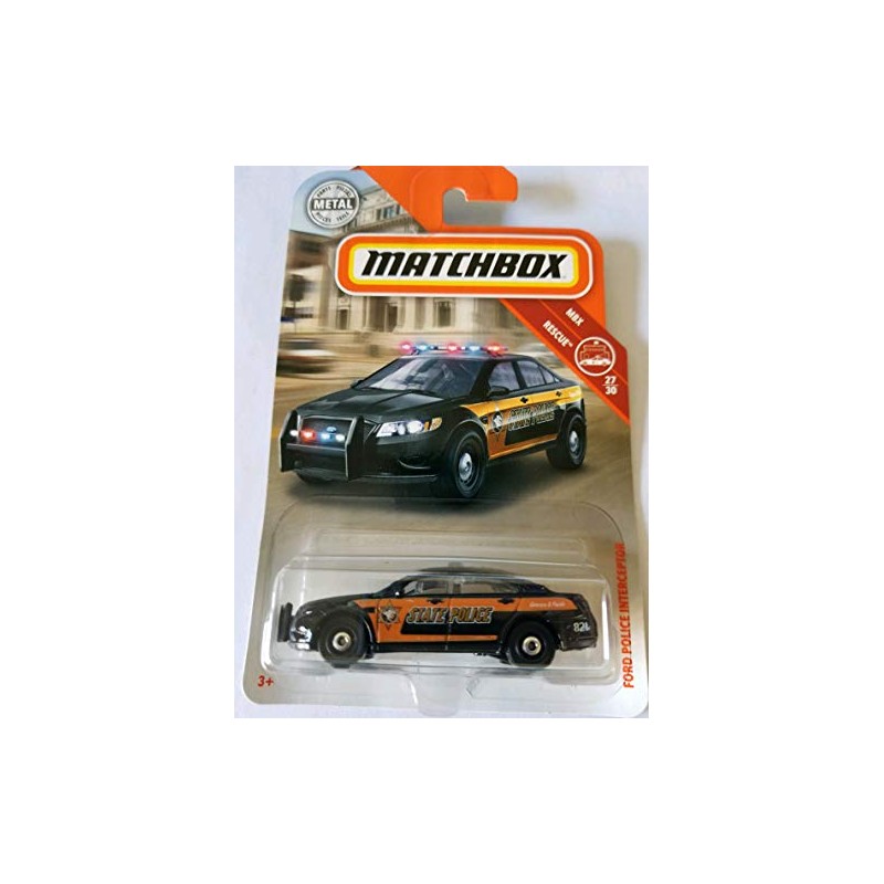 Matchbox 2018 MBX Rescue 27/30 - Ford Police Interceptor