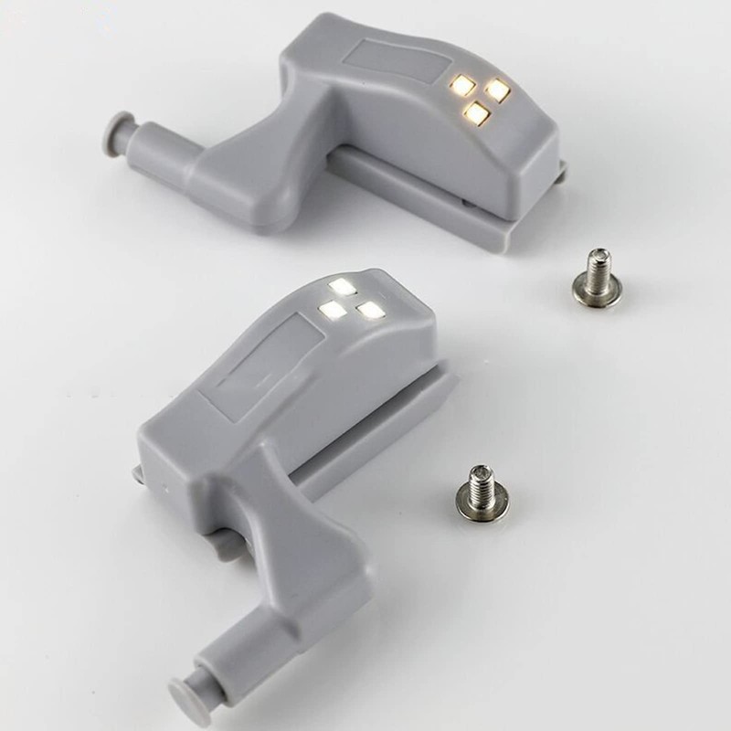 CaoXiong 9 Pcs Cabinet Cupboard Hinge LED Light Universal Sensor
