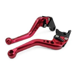 RIDE IT PT-GROM Adjustable Short Brake and Clutch Levers for Honda GROM 2014 2015 2016 2017 2018 2019 2020,Monkey 2019 2020-Red
