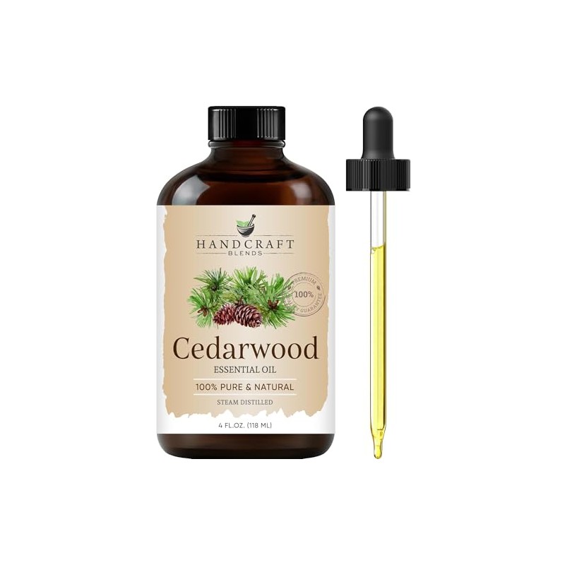 Handcraft Blends Cedarwood Essential Oil - Huge 118 ml -