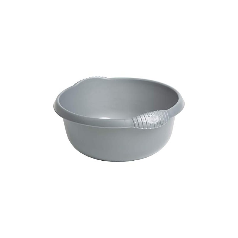 High Grade Large Circular Washing Up Bowl in Silver by