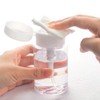 SUPVOX 3Pcs 300ml Makeup Remover Pump Bottle Empty Lockable Pump