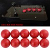 Naroote Plastic Knobs Wheelchair Joystick Knob Ball Handle Black Open