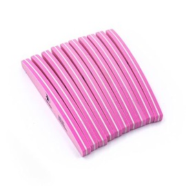 Nail Buffer 100/180 – Limas de Uñas Sponge (10 Piezas) – Pulidor Doble Cara Lavable y Desinfectable para Uñas Acrílicas, Gel, Manicure y Pedicure – Uso Profesional y en Casa
