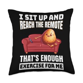 Homebody Couch Potato Throw Pillow