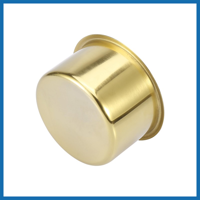 A ABSOPRO 2pcs Stainless Steel Cup Drink Holder Insert Gold
