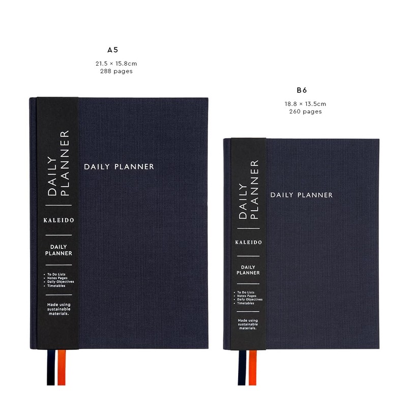 Undated Daily Planner Notebook | To Do Lists Hourly Schedule