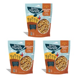 Seven Sundays Seven Sundays Sunflower Cereal, Maple Sea Salt, 8 Oz Bag (Pack of 3), Grain & Gluten Free, 5g Upcycled Protein, 0g Refined Sugar, Salty Sweet Snack