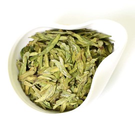 GOARTEA 100g / 3.5oz Nonpareil Supreme Xihu Longjing Dragon Well Dragonwell Spring Green Tea Loose Leaf Chinese West Lake Long Jing Tea