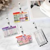 CMANLNYK 4 Pcs ECG/EKG Pocket Ruler Set - Dual-Sided ECG