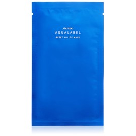 Shiseido AQUALABEL Hyaluronic Acid Mask | Reset White Mask 18ml x 4 sheets