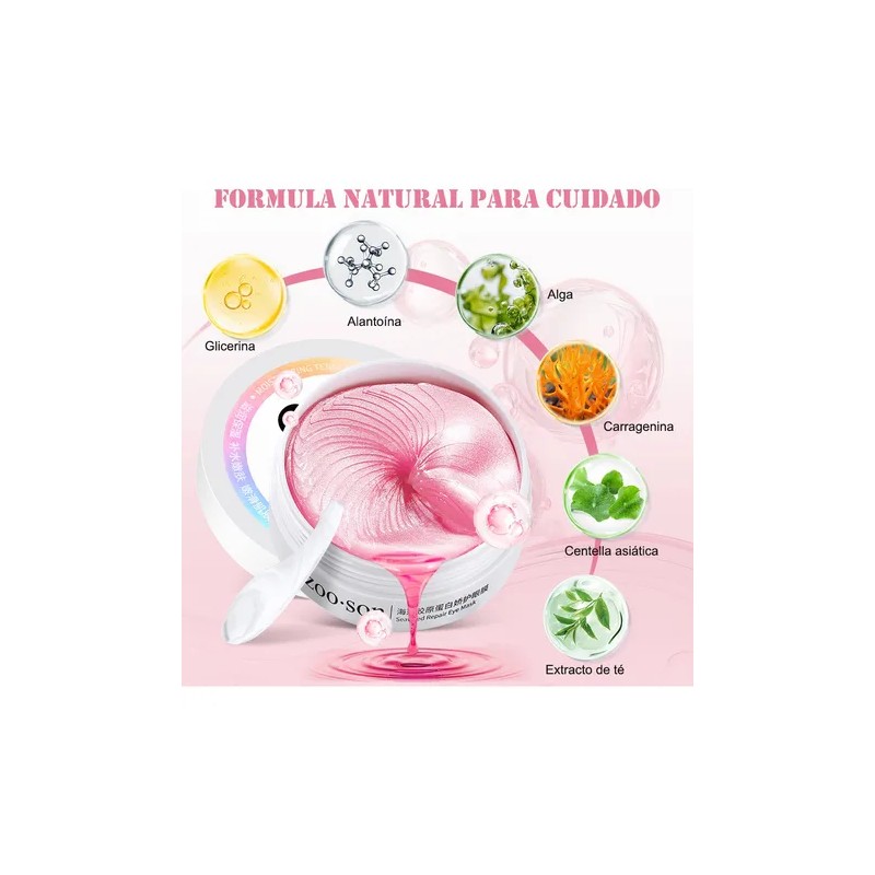 Parches Hydrogel Para Ojos Colágeno Anti Ojera Hidratante