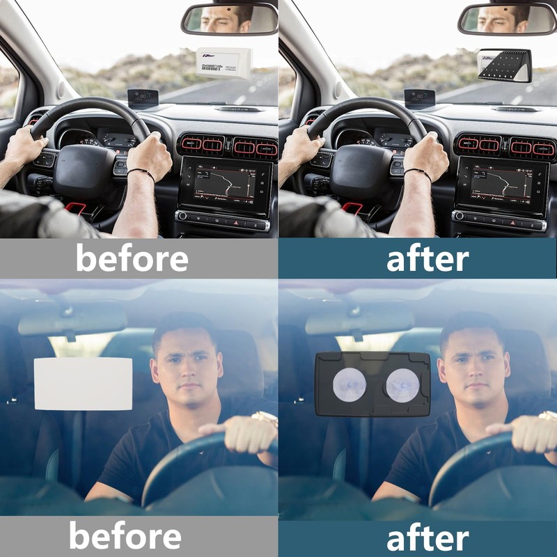 Aprapustec EZPass Holder for Windshield - Super Strong Suction Cups