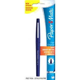 Paper Mate Flair Original Fibre Tip Pen Medium 1.0mm - Blue