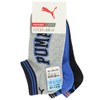 Puma 4293334 Sneaker-Length Socks, Kids' Toe and Heel, Reinforced, Deodorizing,