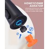 WOWOW Kitchen Faucet Head Replacement, 3 Function Pull Down Faucet