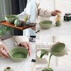 FL-WITHYOU Matcha Set,Match Bowl with Spout and Whisk,Matcha Whisk Holder,Bamboo