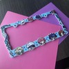 J J K License Plate Frame - Characters: Baby Blue