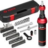 VANPO 1/4" Torque Screwdriver Set, 64 Pieces 10–80 in-lb Inch