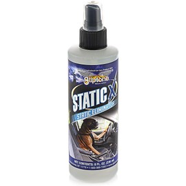 Gliptone Static X Static Eliminator, Removes Dust, Fingerprints, Pet Hair, Lint. Safe for use on Glass, Plastics, Metal and All Types of Fabrics, Computer Monitors, Mobile Devices (8 Fl Oz)