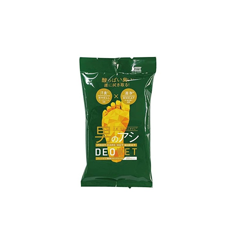 KOYOKASEI Deowet Foot Care Sheets, 8.9 x 7.9 inches (225
