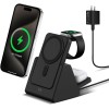 Smtcsl 3-in-1 Charging Station + 5000mAh Mag-safe Battery Pack for