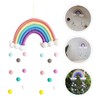 ORFOFE Hanging Rainbow Cloud Raindrops Decor for Bedroom Wall Pendant