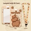 RHUIOKJLDF Cute Capybara Stationery Gift Set ballpoint pens, pencil cse,