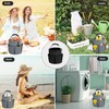 abcmilz 17L Cleaning Caddy with Handle, Cleaning Supplies Organizer, Foldable