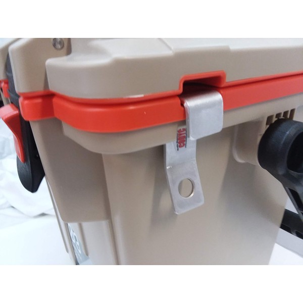 CodyCo Aluminum Security Lock Bracket for Pelican Elite Cooler Ice