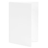 Blank Fold Invitation Card A9 Matte Smooth Radiant White, 25