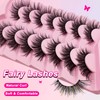 7 Pairs Fairy Eyelashes (7P-ZD-72)