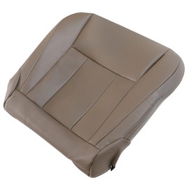 SecosAutoparts Oak Tan Front Driver or Passenger Side Bottom Leather Seat Cover Compatible with Toyota 4Runner 1996 1997 1998 2000 2001 2002