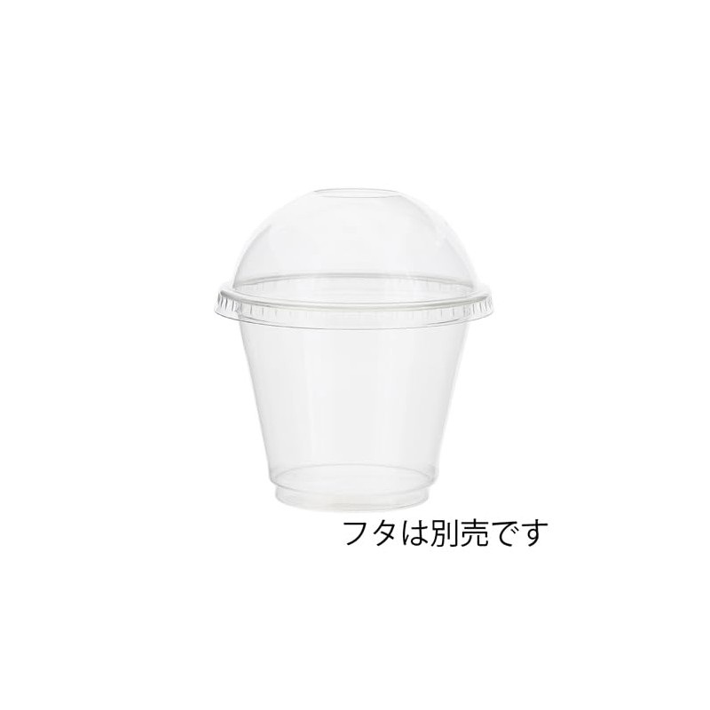 HEIKO Transparent Cups, A-PET 9 oz, Shallow Shape, 3.6 inches