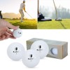 12 PCS/ Pack Dual Layer Tournament Golf Ball Training Practice