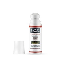 BREEJ Bump Terminator, ALCOHOL FREE, Anti Razor Bumps, Ingrown Hair, Razor Burn, Skin Treatment for Face, Neck, Bikini area, Legs-After Shave & Back Of Head Bumps Remover, Unisex Roll On