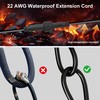 JSADZKJ 3.5mm x 1.35mm DC Waterproof Connectors Extension Cable 22AWG