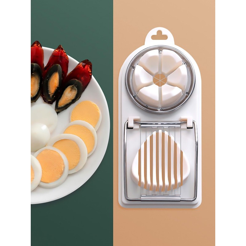 Egg Slicer and Vegetable Peeler, Strawberry Cutter ，Soft Fruit Slicer，Stainless