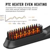 Heated Ionic Hair Straightening Brush for Men - 5 Temperature