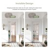 EaseLife 6FT/72in Sliding Pocket Door Hardware Kit Black, Commercial Grade,