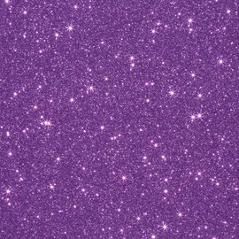 Three (3) 10"x12" Sheets of Glitter Iron-on Heat Transfer Vinyl Sheets (Lavender)