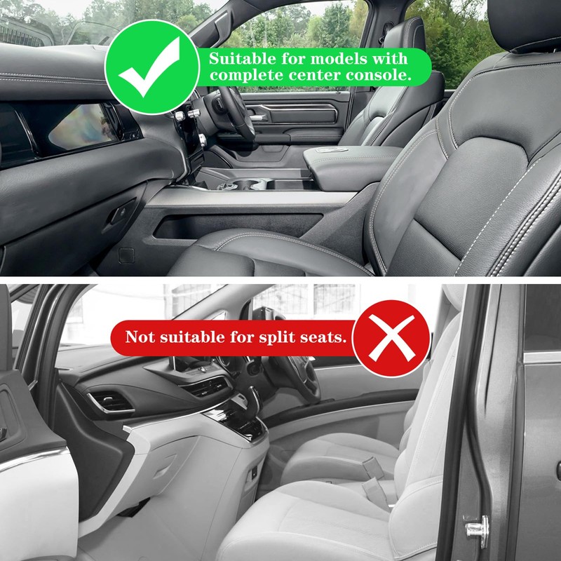 Agulier ABS Center Console Organizer Compatible with Toyota Highlander 2020-2024